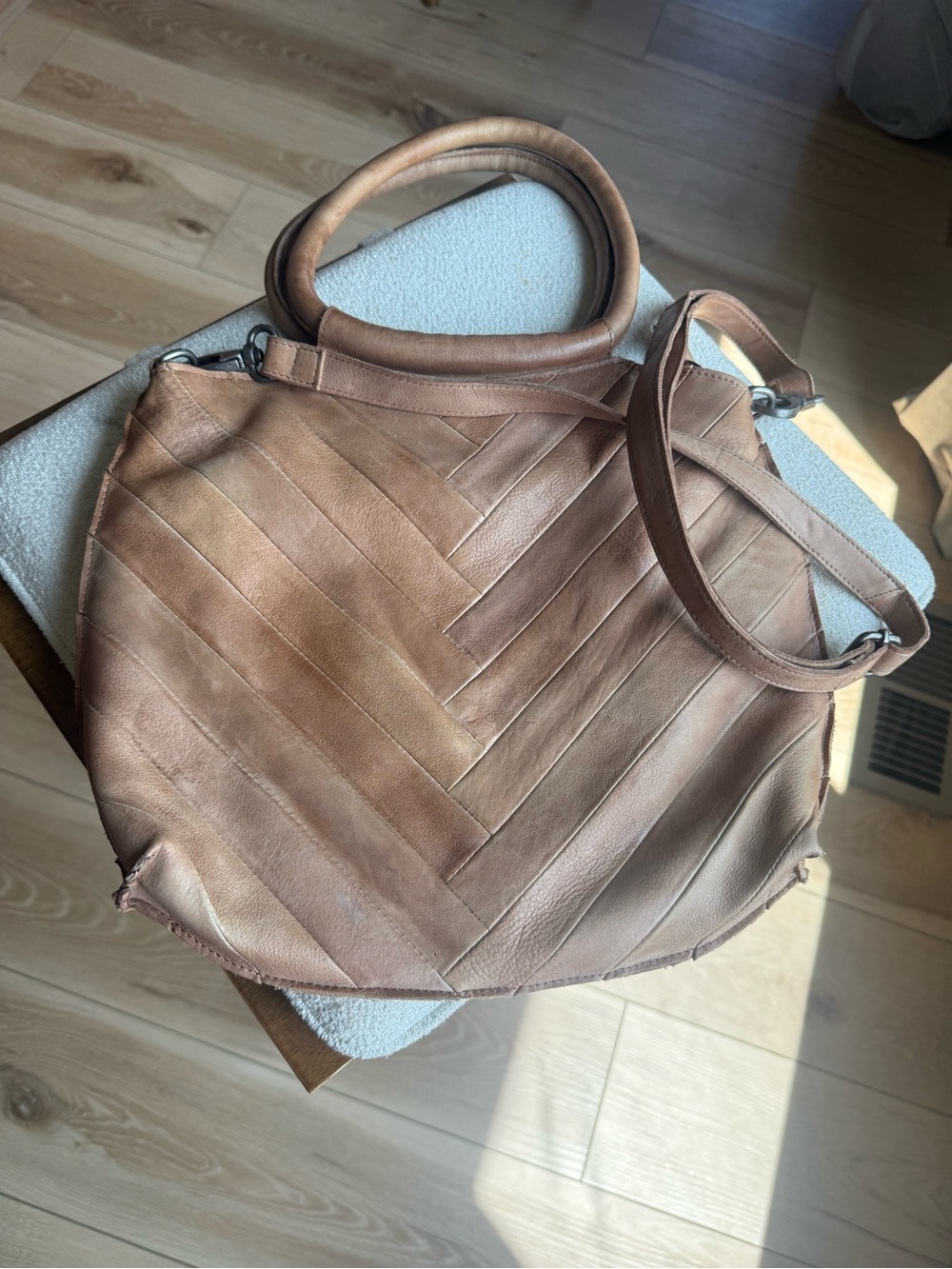 Latico Dalton Leather Crossbody Bag Purse